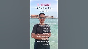 15 karakter pria scorpio#R- short#videoshort #zodiac#scorpio