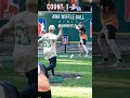 His Reaction at the End😂 #dingersornothing #wiffleball #shorts