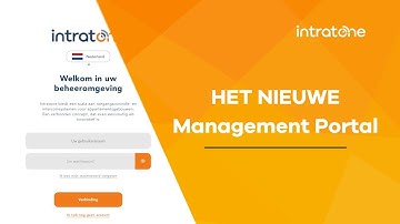 Het nieuwe Intratone Management Portal