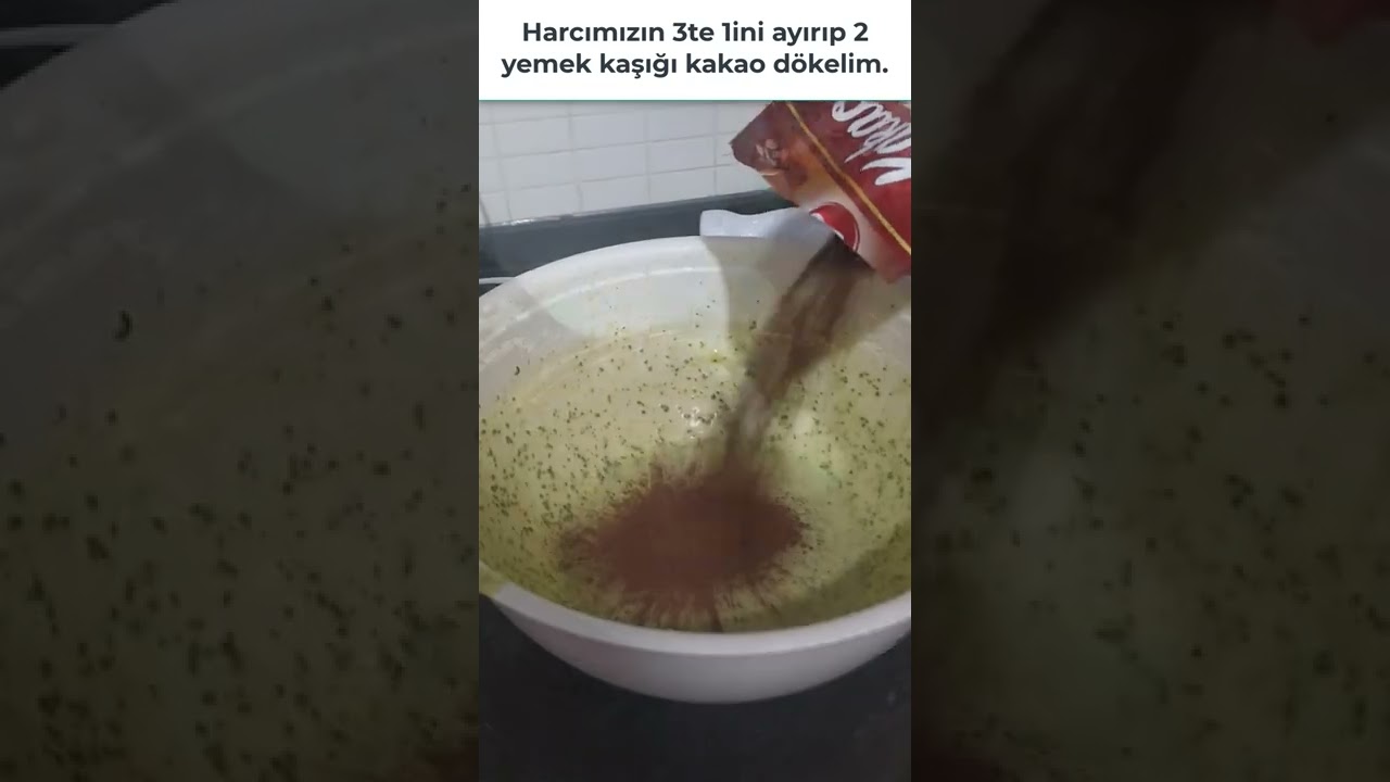 Ispanak Sevmeyenlerin Bile Bayılacağı ISPANAKLI MOZAİK KEK TARİFİ #kek #tatlı #yemektarifi #shorts
