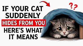 If Your Cat Suddenly Hides From You, Here's What It Means
