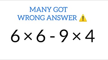 BE CAREFUL! Many Will do this WRONG! Order of Operations Problem
