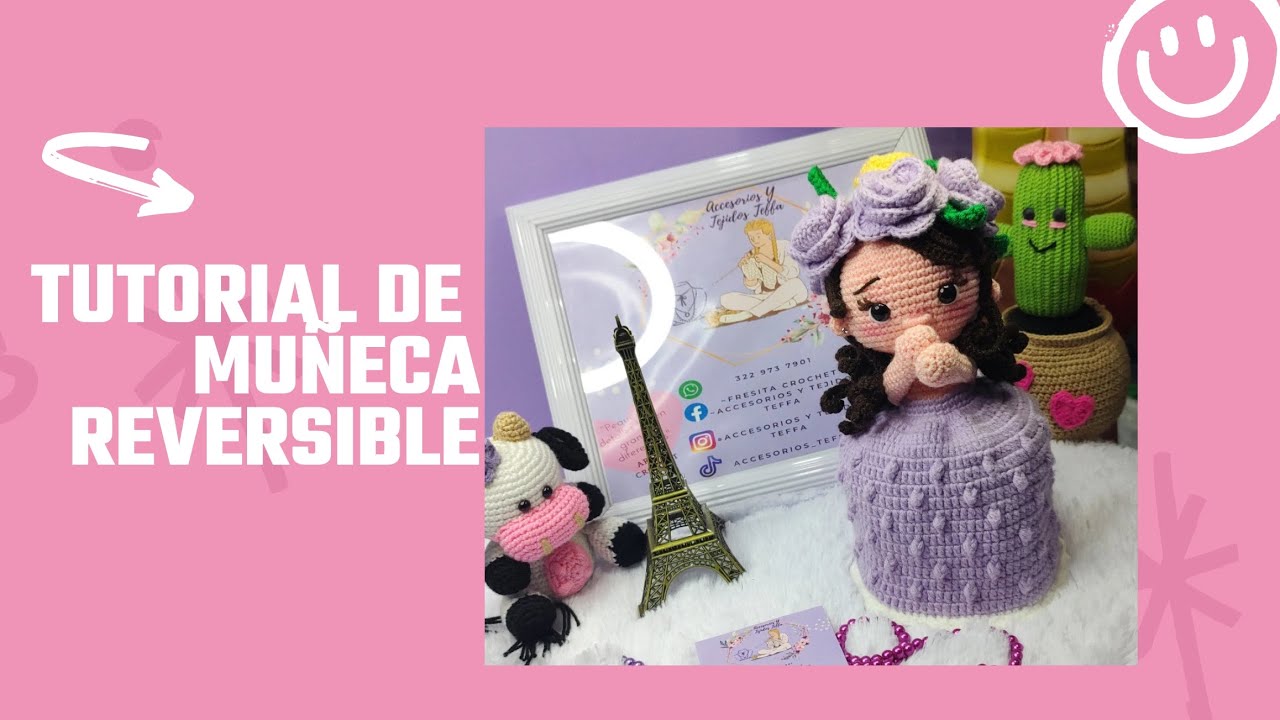Muñeca reversible en crochet 🧶 Parte 2