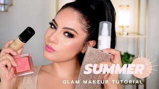 SUMMER GLAM TUTORIAL | DOSE OF COLORS, NABLA, COLEY COSMETICS, MAYBELINE, AND MORE