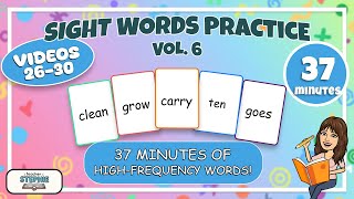 Sight Word Stories Vol. 6 – Dolch/Fry Practice for Kids (Videos 26–30)
