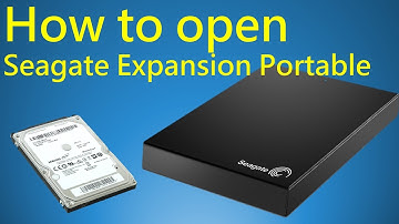 How to open Seagate Expansion Portable Hard Drive