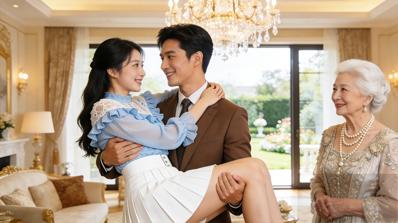 灰姑娘随手救的老奶奶，孙子竟是京圈太子爷！千亿聘礼，当场赐婚！#正能量剧情 #甜心派 #机智的恋爱 #爱情心跳剧院