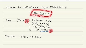 Example of adjoint operator 2