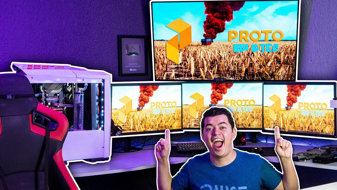 MI SETUP GAMER 2021 CON NUEVA PANTALLA GAMER DE 48 PULGADAS - YouTube
