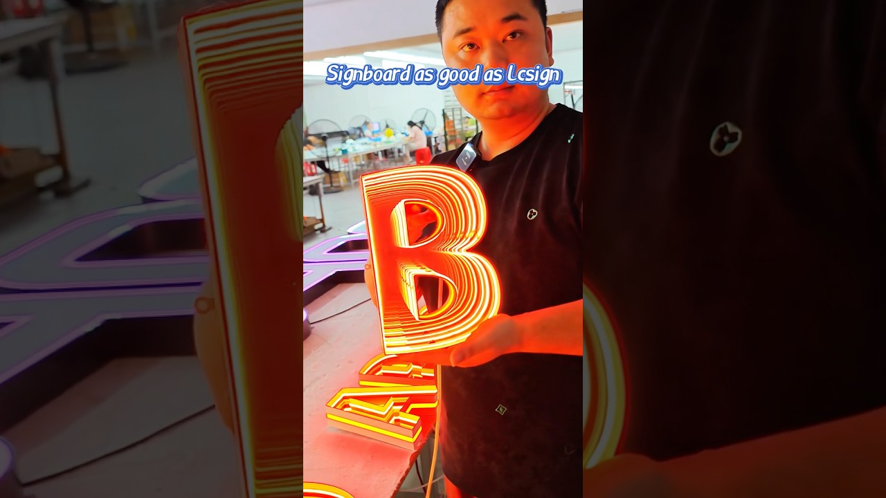 Do you know what is the new and popular signage technology at China?