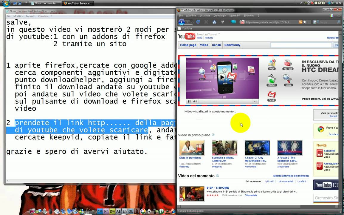 scaricare video youtube sul pc