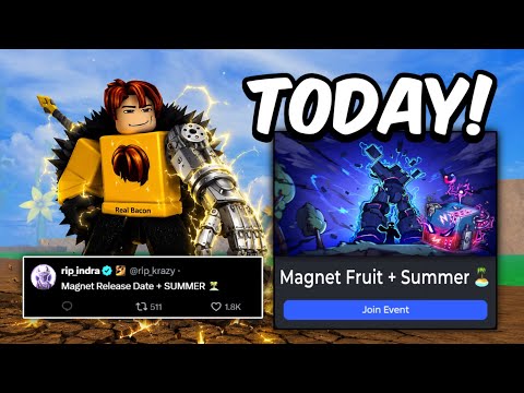 Blox Fruits New Magnet Fruit FINALLY TONIGHT! Release Date + TRAILER..