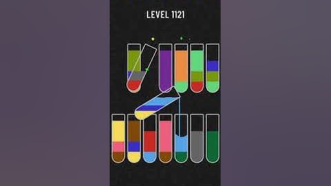 water sort puzzle - level 1121