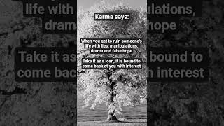 Voice of Karma, What goes around, comes back around #trending #facts #stoicism #facts #kindness