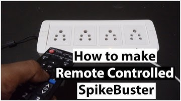 How to make Remote Controlled Spike Buster or Switch Board using Arduino Uno or Atmega328P-PU