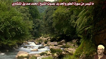 ما تيسر من سورة الطور والحديد بصوت الشيخ/ محمد صديق المنشاوي