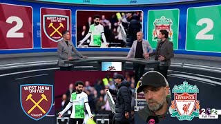 West Ham vs Liverpool 22 Jurgen Klopp And Salah Fight On The Touchline Jurgen Klopp Reaction