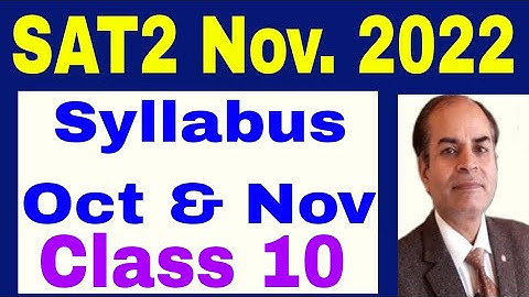 sat2 syllabus class 10 hbse update by vijay kumar