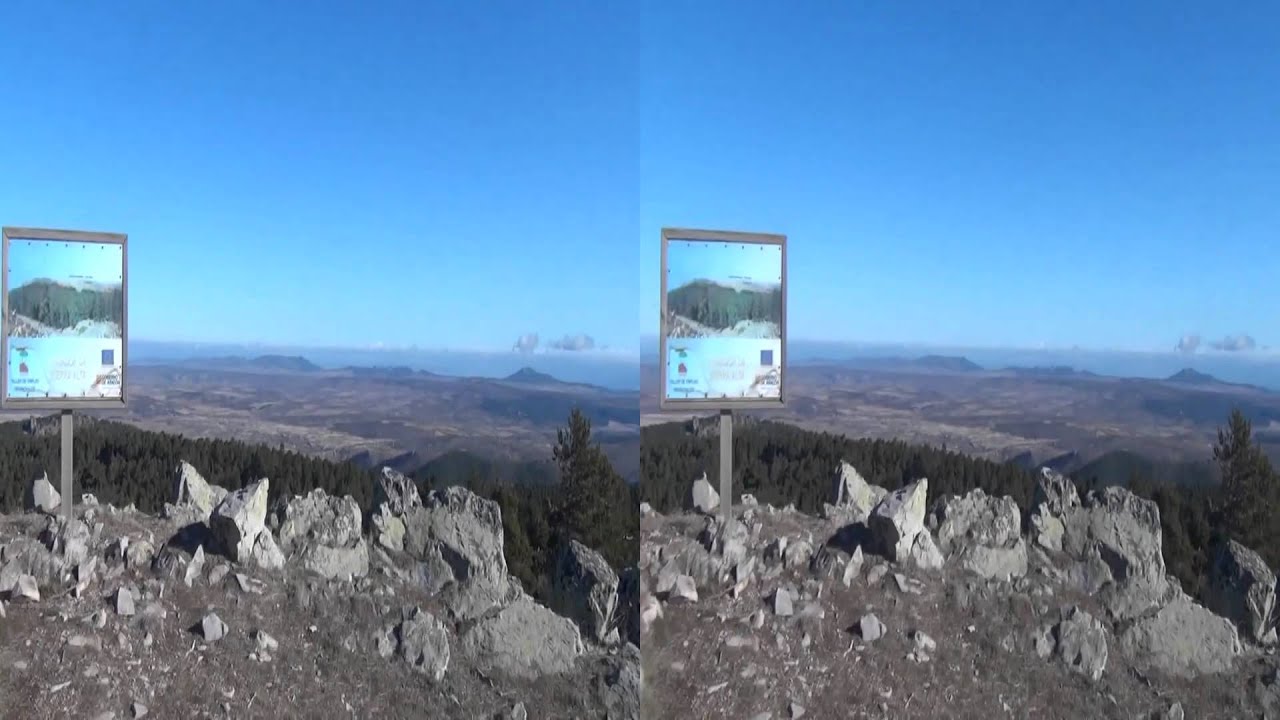 bronchales - Teruel en 3D anaglífico