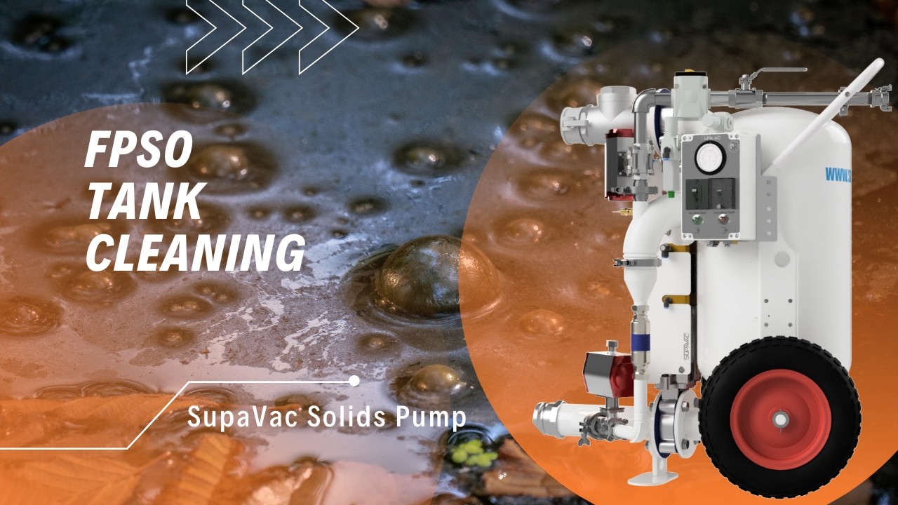 SupaVac pumps thicker sludge at FPSO tank cleaning job #supavac #fpso #fso #tankcleaning #oilandgas