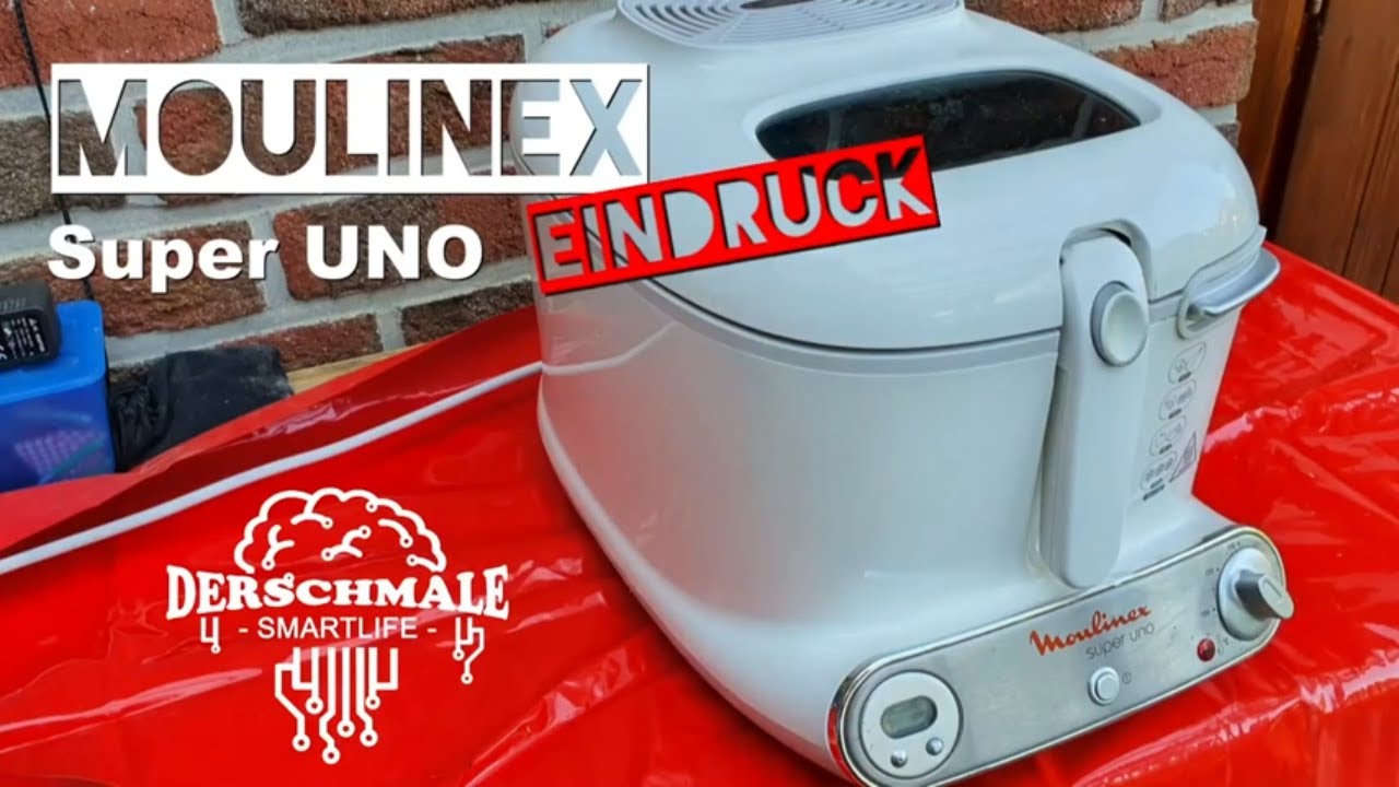 General/überholt 1.800 Watt 1,5 kg Fassungsverm/ögen Timer Moulinex AM3021 Fritteuse Super Uno wei/ß//hellgrau w/ärmeisoliert