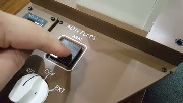 Test ALTN Flap Korry Hand Feeling - Boeing 777 Home Cockpit