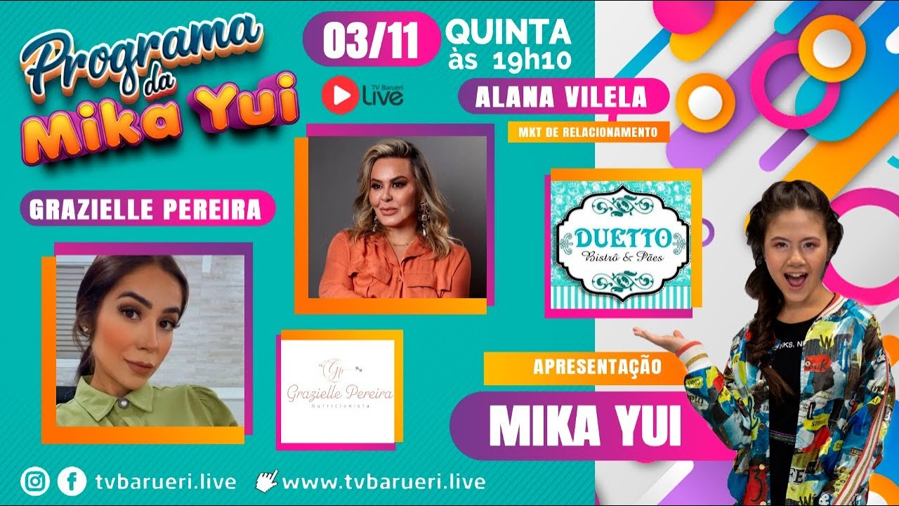 Grazielle Pereira E  Alana Vilela | Programa Da Mika Yui