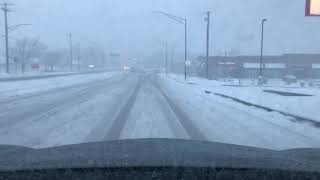 Driving on 1300 E in Sandy
