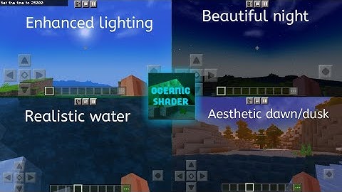 The Best Shader for Minecraft Bedrock 1.18.30+ Low-end Device || Oceanic Shader [2022]
