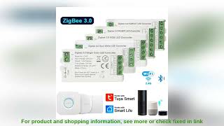 Zigbee 3.0 WiFi LED Controller 2.4GHz CCT RGB RGBW RGBCCT LED Strip Tuya Gateway Hue Bridge Smart T
