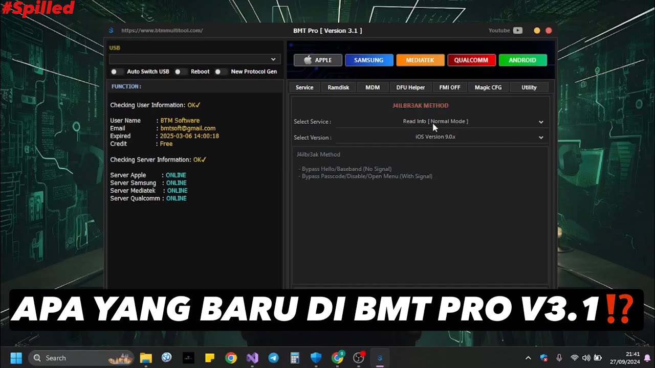 FULL UPDATE BMT PRO V3.1 (APPLE FUNCTION) STILL IN PROCESS… - YouTube