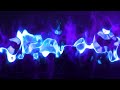 Liquid Metal Purple Blue Abstract Looping Background Animation | Free Version Footage