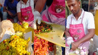 The King Of Jhalmuri Makeing Rubel Vai, Street Food Of Bangladesh.