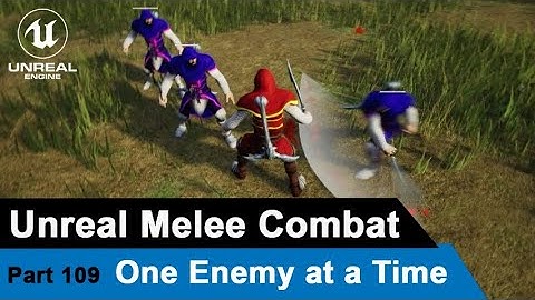 Unreal Melee Combat - AI Attack one enemy at a time  - UE4 Tutorials #109