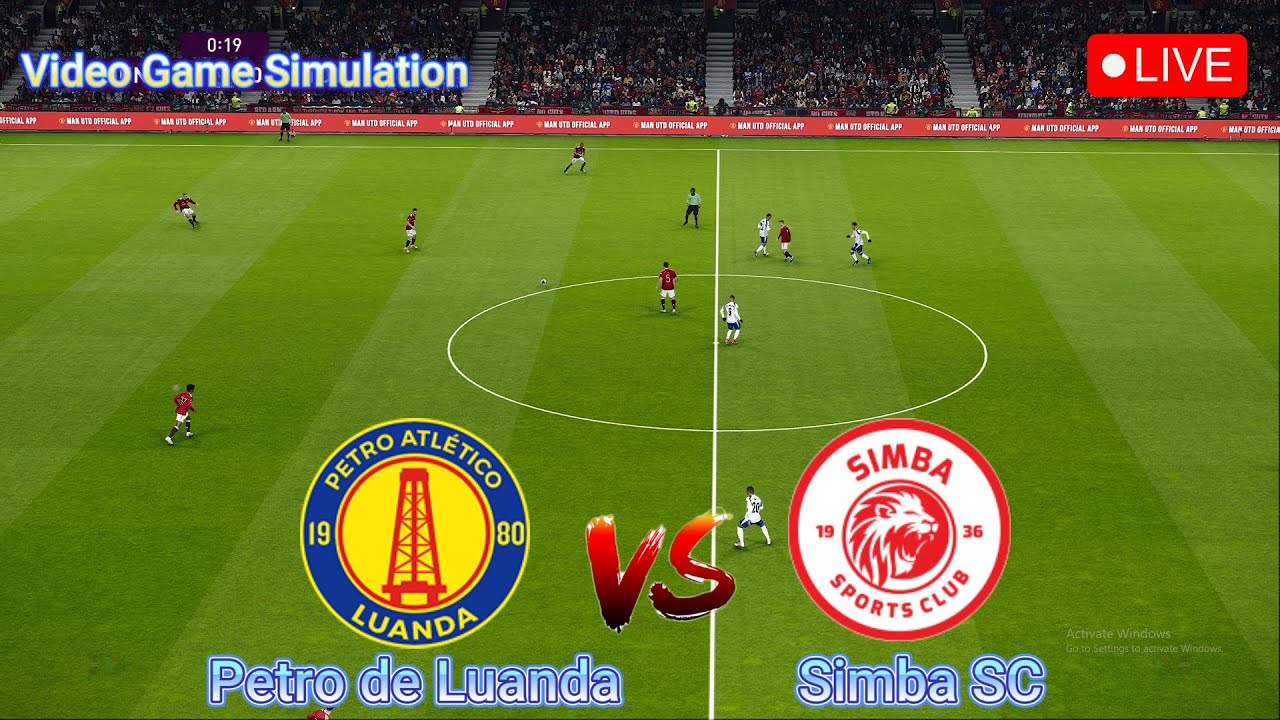 🔴LIVE : Petro Atletico vs Simba SC | CAF Champions League - Round 5 | Video Game Simulation