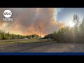 Fires in Western Canada burn out of control