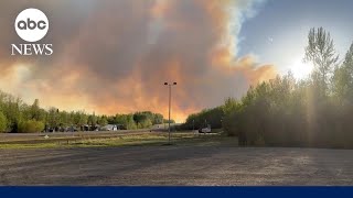 Fires in Western Canada burn out of control