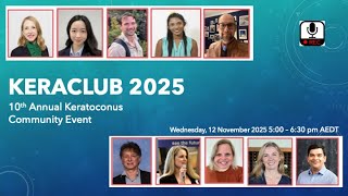 KeraClub 2025 | Living with Keratoconus | Research | Contact Lenses | AI | Equity | Advocacy | UV