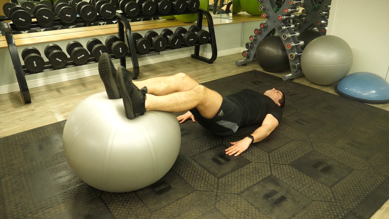 Hip Thrusts Swiss Ball YouTube