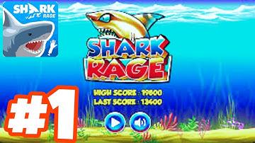 shark rage - gameplay walkthrough level 1/5 pat 1-shark (Android/iso)😄🔥