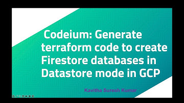 Codeium: Generate terraform code to create Firestore databases in Datastore mode in GCP