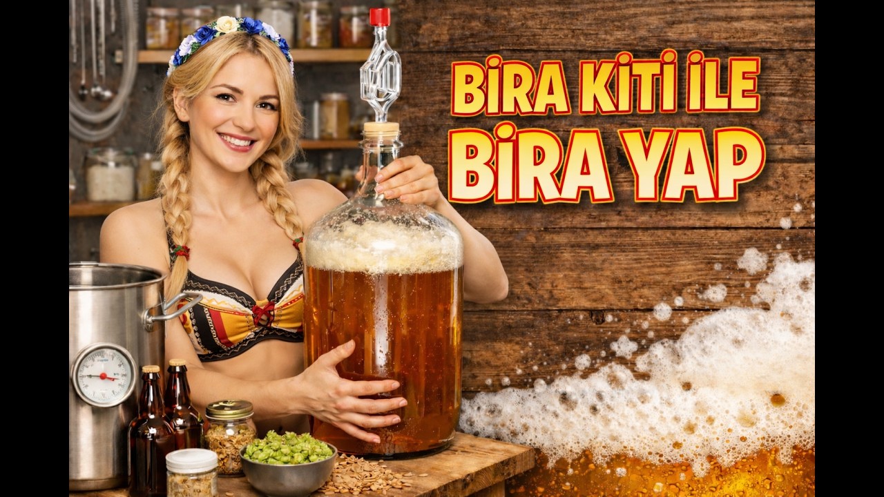EVDE BİRA YAPIMI - Bira nasıl yapılır - Butik Bira hakkında bilgiler içerir