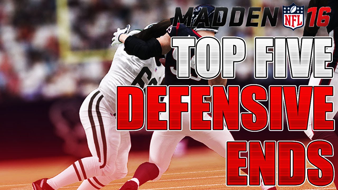 Top 5 Defensive Ends OVR! - Madden 16