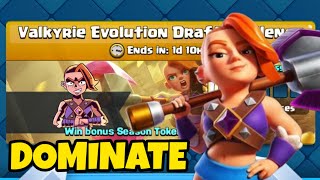 Valkyre Evolution Draft Challenge In - Clash Royale