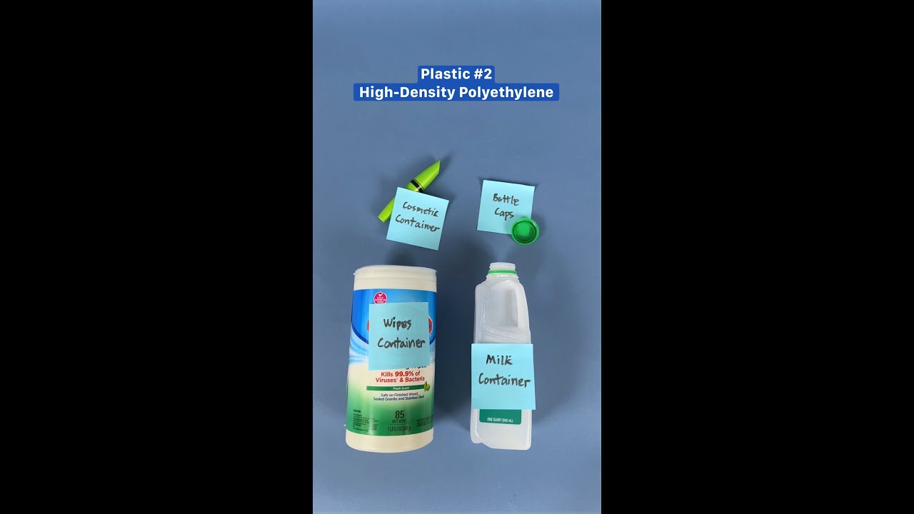 Can you recycle plastic #2: high-density polyethylene?