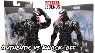 Bootleg / KO Marvel Legends Movie Venom Review and Comparison