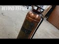 Restoration - Extremely Pitted Fire-Extinguisher Restore.