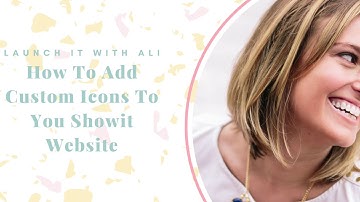 How to add custom icons to your Showit website template