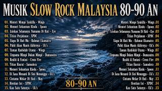 Musik Slow Rock Malaysia 80-90an 🌊 Lagu Kenangan Terbaik Sepanjang Masa | Wings, XPDC, Spoon, Uk's