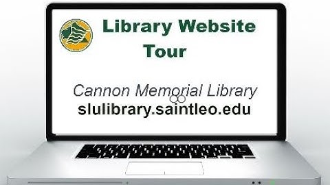Library Website Tour